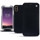 Capa em pele Apple iPhone X - Noir élégant