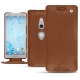 Sony Xperia XZ2 leather case - Marron ( Nappa - Pantone 1615C ) 