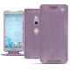 Custodia in pelle Sony Xperia XZ2 - Lilas ( Nappa - Pantone 2645U ) 