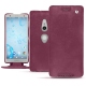 Housse cuir Sony Xperia XZ2 - Prune vintage ( Pantone 512C ) 