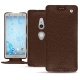 Sony Xperia XZ2 leather case - Châtaigne ( Pantone 476C ) 