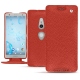 Sony Xperia XZ2 leather case - Papaye ( Pantone 180C ) 