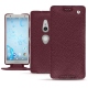 Capa em pele Sony Xperia XZ2 - Lie de vin ( Pantone 5115C ) 