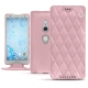 Custodia in pelle Sony Xperia XZ2 - Rose - Couture ( Nappa - Pantone 2365C ) 