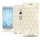 Housse cuir Sony Xperia XZ2 - Blanc escumo - Couture