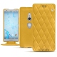 Capa em pele Sony Xperia XZ2 - Jaune soulèu - Couture