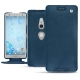 Sony Xperia XZ2 leather case - Blu mediterran