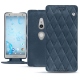 Capa em pele Sony Xperia XZ2 - Jean vintage - Couture