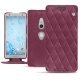 Capa em pele Sony Xperia XZ2 - Prune vintage - Couture