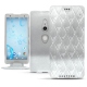 Capa em pele Sony Xperia XZ2 - Platinium - Couture
