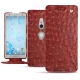 レザーケース Sony Xperia XZ2 - Autruche ciliegia