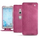 Custodia in pelle Sony Xperia XZ2 - Serpent ciclamino