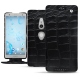 Custodia in pelle Sony Xperia XZ2 - Crocodile nero