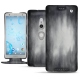 Sony Xperia XZ2 leather case - Gris Patine