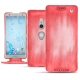 Housse cuir Sony Xperia XZ2 - Rose Patine