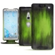 Sony Xperia XZ2 leather case - Vert Patine