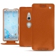 Sony Xperia XZ2 leather case - Orange vibrant