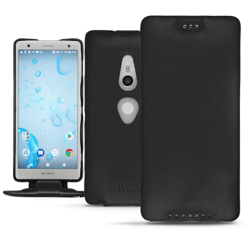Housse cuir Sony Xperia XZ2 - Noir PU