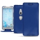 Lederschutzhülle Sony Xperia XZ2 - Bleu Océan PU