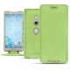 Sony Xperia XZ2 leather case - Vert olive PU