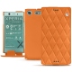 Funda de piel Sony Xperia XZ1 Compact - Orange - Couture ( Nappa - Pantone 1495U ) 