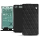 Capa em pele Sony Xperia XZ1 Compact - Ebène - Couture ( Sleek P C12 - Black ) 