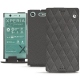 Custodia in pelle Sony Xperia XZ1 Compact - Anthracite - Couture ( Pantone 424C ) 