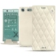 Lederschutzhülle Sony Xperia XZ1 Compact - Blanc escumo - Couture