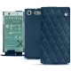 Housse cuir Sony Xperia XZ1 Compact - Blu mediterran - Couture