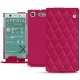 Housse cuir Sony Xperia XZ1 Compact - Rose fluo - Couture