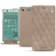 Custodia in pelle Sony Xperia XZ1 Compact - Taupe vintage - Couture