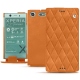 硬质真皮保护套 Sony Xperia XZ1 Compact - Mandarine vintage - Couture