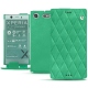 硬质真皮保护套 Sony Xperia XZ1 Compact - Menthe vintage - Couture