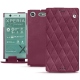 Lederschutzhülle Sony Xperia XZ1 Compact - Prune vintage - Couture