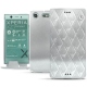 Lederschutzhülle Sony Xperia XZ1 Compact - Platinium - Couture