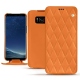 Samsung Galaxy S8 leather case - Orange - Couture ( Nappa - Pantone 1495U ) 