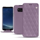 Custodia in pelle Samsung Galaxy S8 - Lilas - Couture ( Nappa - Pantone 2645U ) 