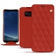 Funda de piel Samsung Galaxy S8 - Papaye - Couture ( Pantone 180C ) 