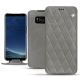 Custodia in pelle Samsung Galaxy S8 - Acier vintage - Couture
