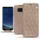 Housse cuir Samsung Galaxy S8 - Taupe vintage - Couture