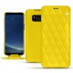 Lederschutzhülle Samsung Galaxy S8 - Jaune fluo - Couture