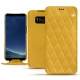 Funda de piel Samsung Galaxy S8 - Jaune soulèu - Couture