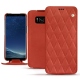 Capa em pele Samsung Galaxy S8 - Arange clouquié - Couture