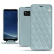 Custodia in pelle Samsung Galaxy S8+ - Bleu ciel - Couture ( Nappa - Pantone 277C ) 