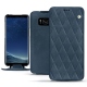 Housse cuir Samsung Galaxy S8+ - Jean vintage - Couture