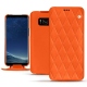 Custodia in pelle Samsung Galaxy S8+ - Orange fluo - Couture