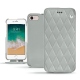 Custodia in pelle Apple iPhone 7 - Gris - Couture ( Nappa - Pantone W428C ) 