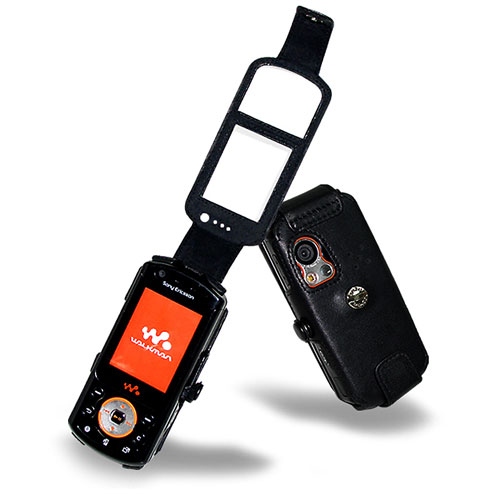 Funda de piel Sony Ericsson W900i 