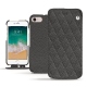 Funda de piel Apple iPhone 7 - Anthracite - Couture ( Pantone 424C ) 