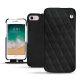 Capa em pele Apple iPhone 7 - Negre poudro - Couture